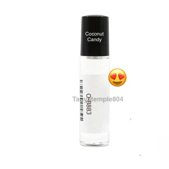 BBW Coconut Candy Apple Type 1/3 OZ Glass Roll-On Bottle - Picture 1 of 6